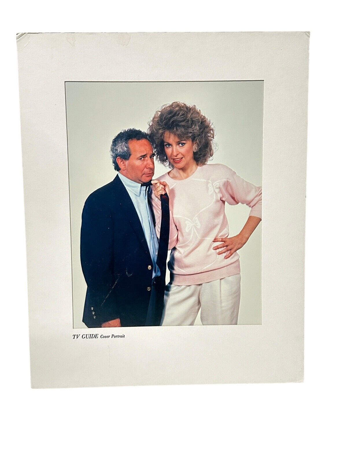 1987 TV Guide Cover Portrait Original 20” x 16” Jill Eikenberry & Michael Tucker