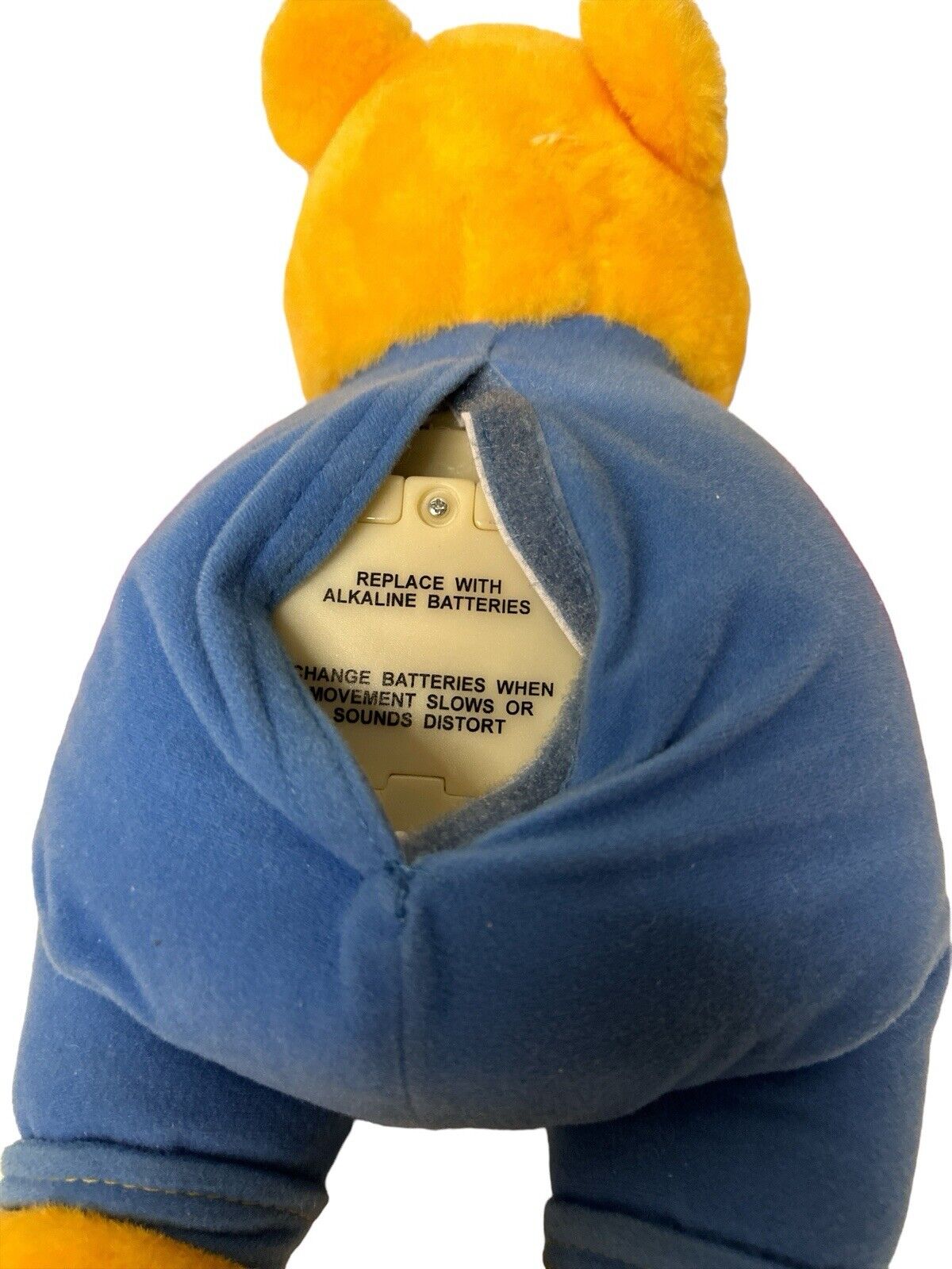 Vtg Disney Mattel Winnie The Pooh Talking Plush Toy Bear Wiggle Giggle 1997