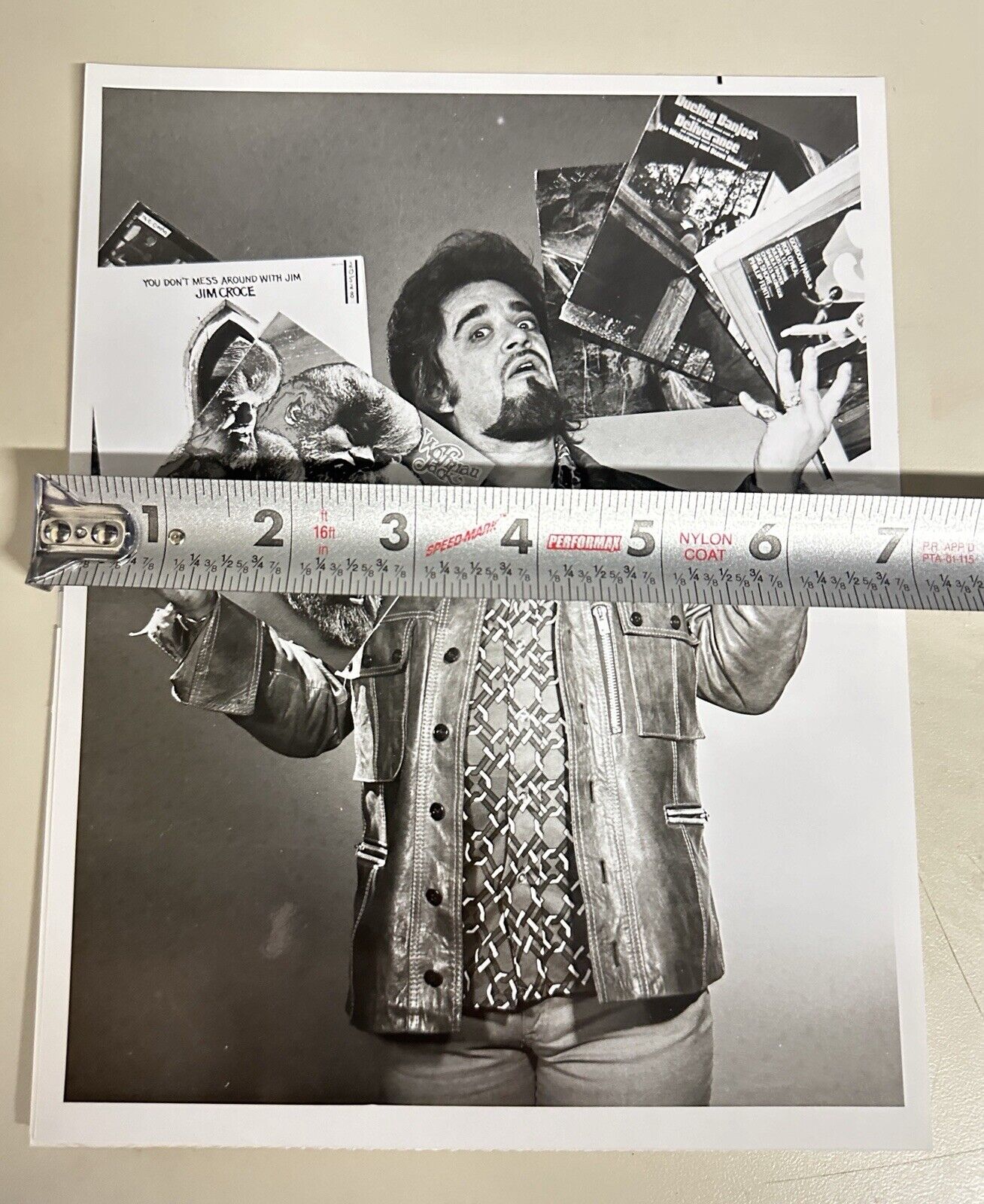 1973 DJ Wolfman Jack Authentic Press Release Photo The Midnight Show NBC
