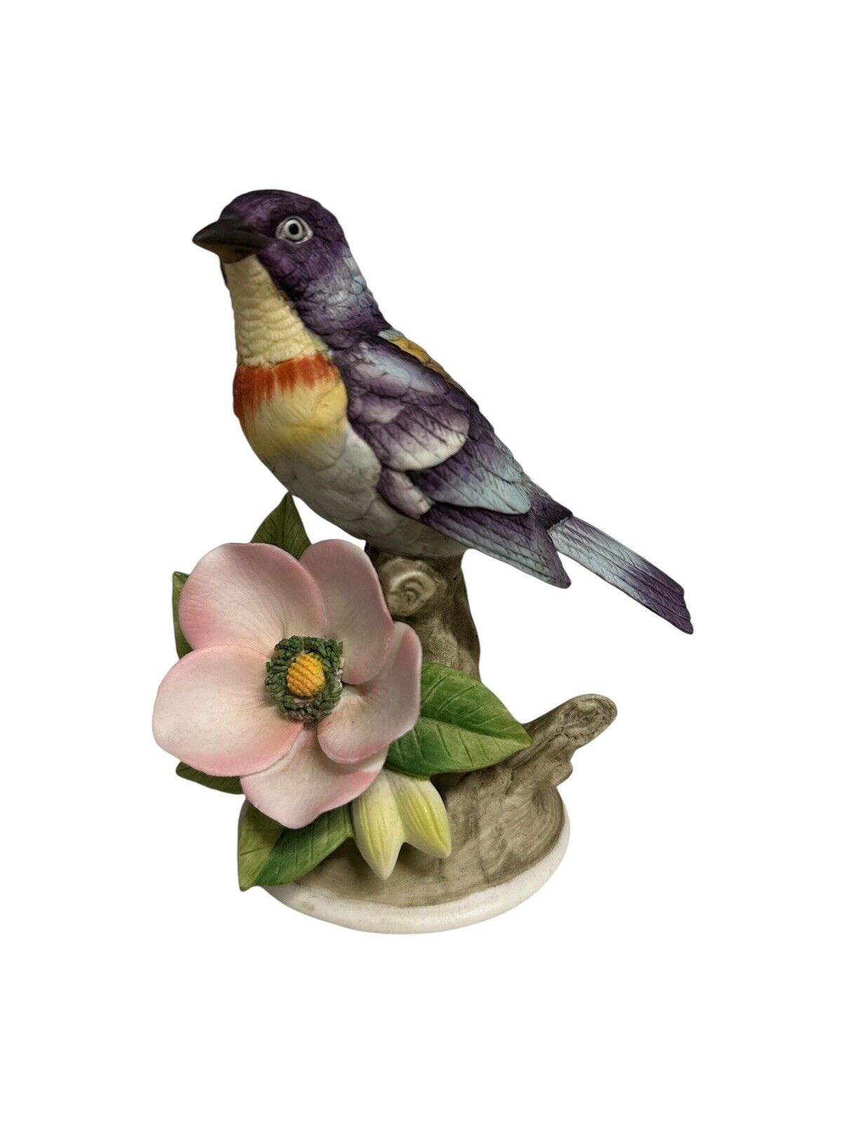 Vtg 1980's porcelain Figurine Parula Warbler by Andrea Sadek 8627 Made in Japan