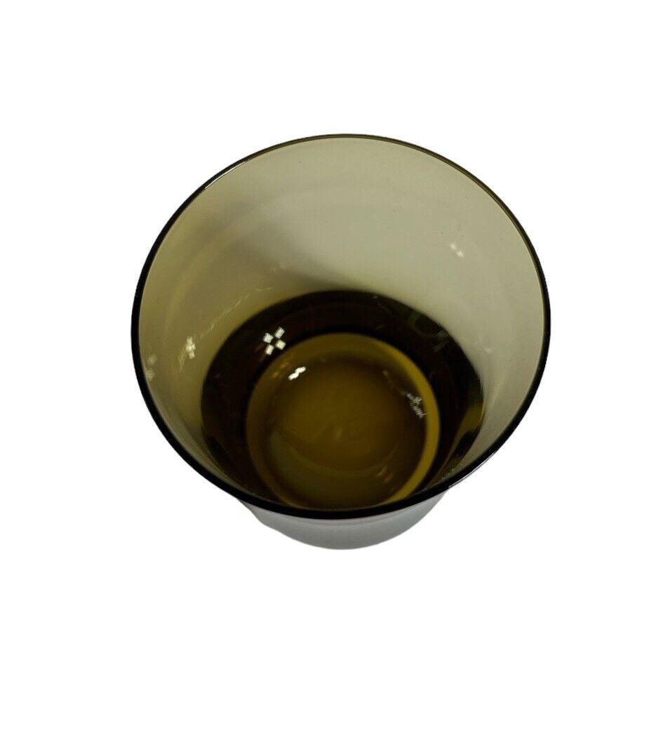 1972-79 DENBY Arabesque Spice Brown Double Old Fashioned NOS Milnor Sweden 4.25