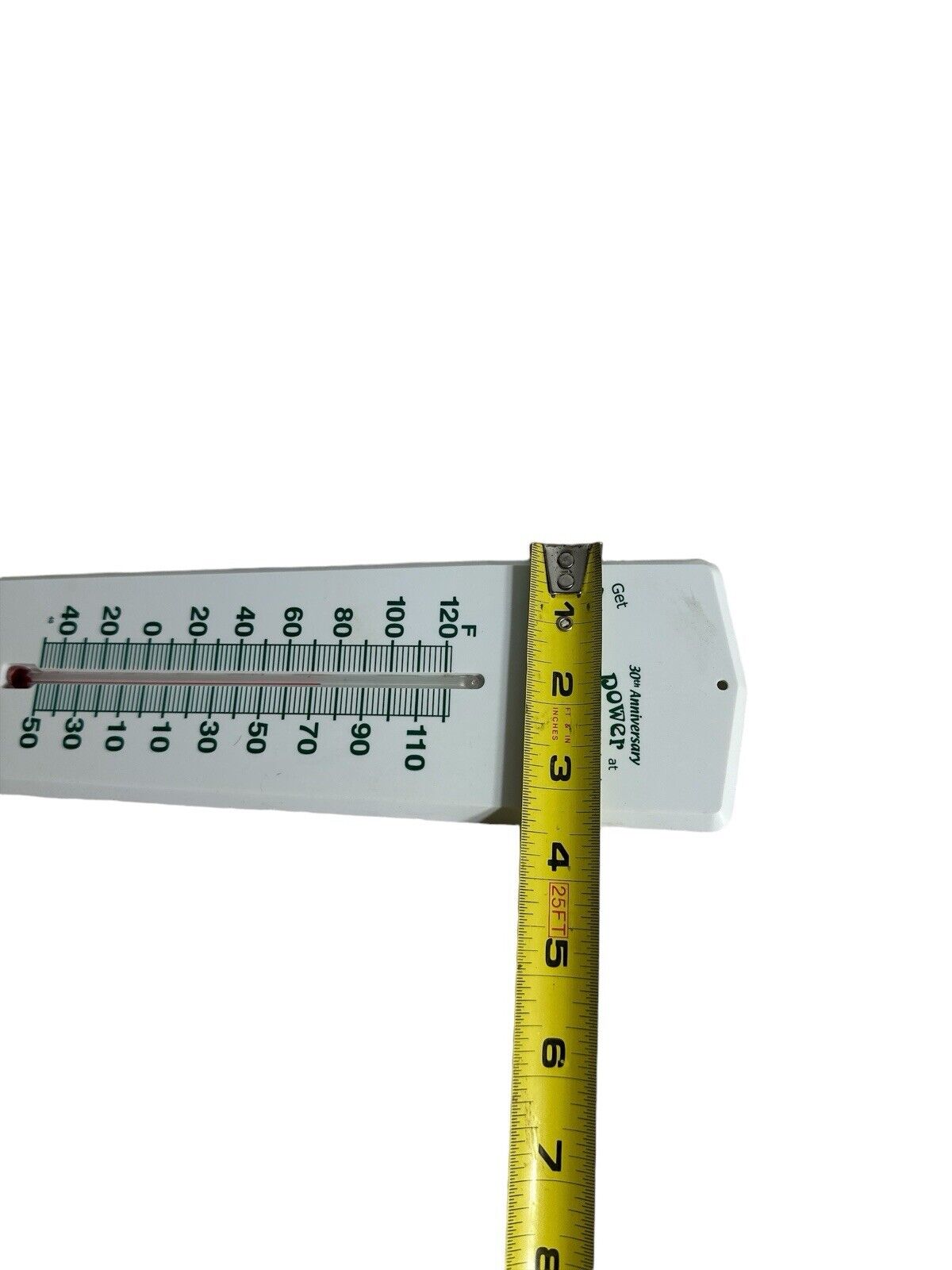 Vintage Flower Power Greenhouse Advertising Plastic Thermometer 11”