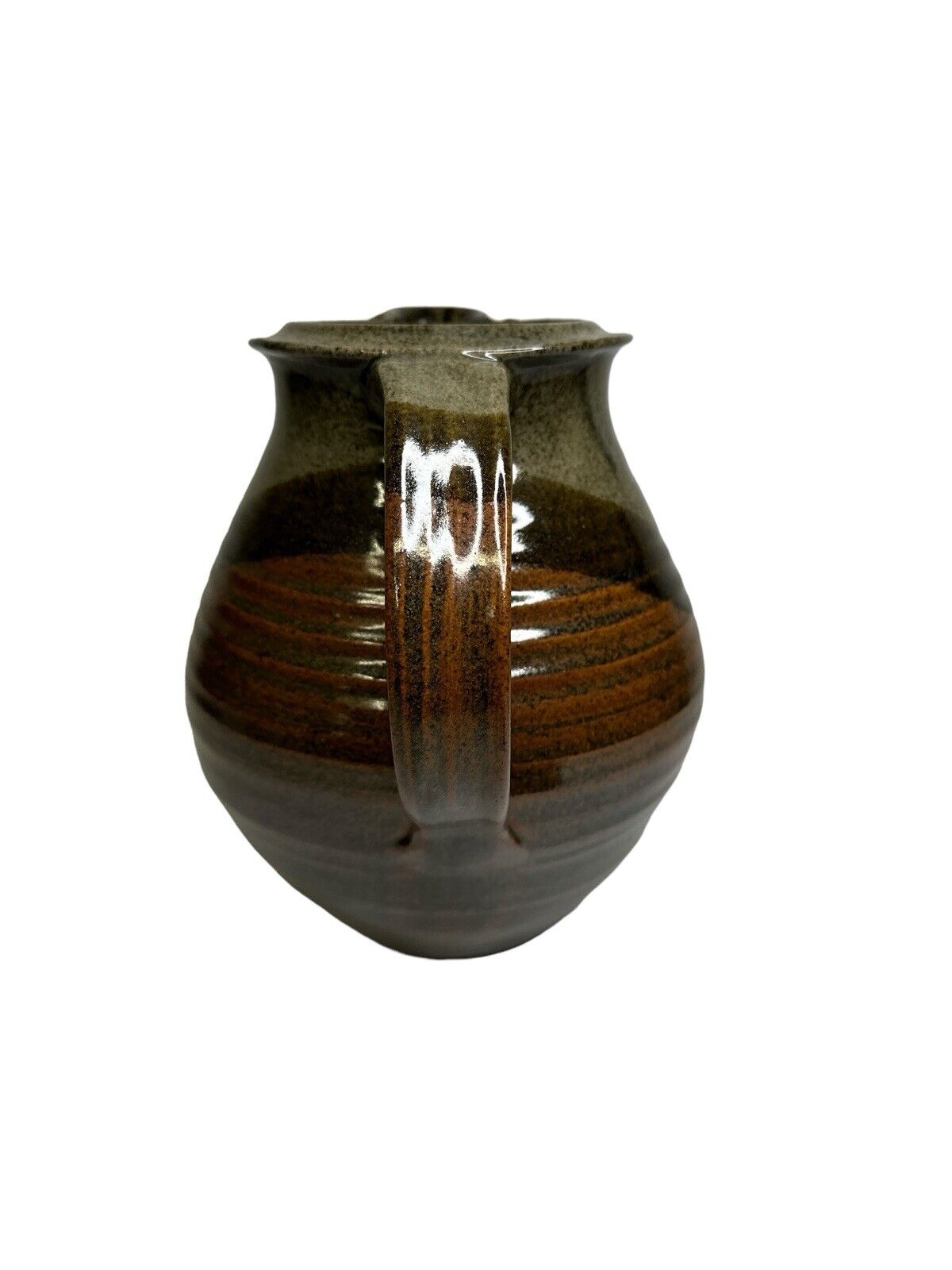 Beautiful Handmade Studio Signed Mark Pottery Stoneware Jug