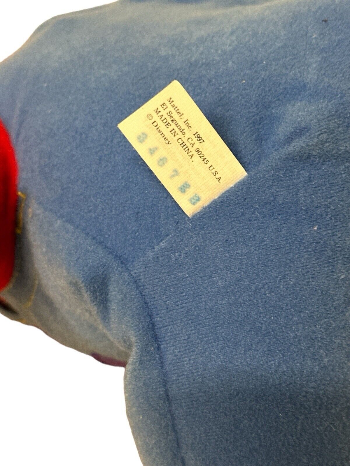 Vtg Disney Mattel Winnie The Pooh Talking Plush Toy Bear Wiggle Giggle 1997