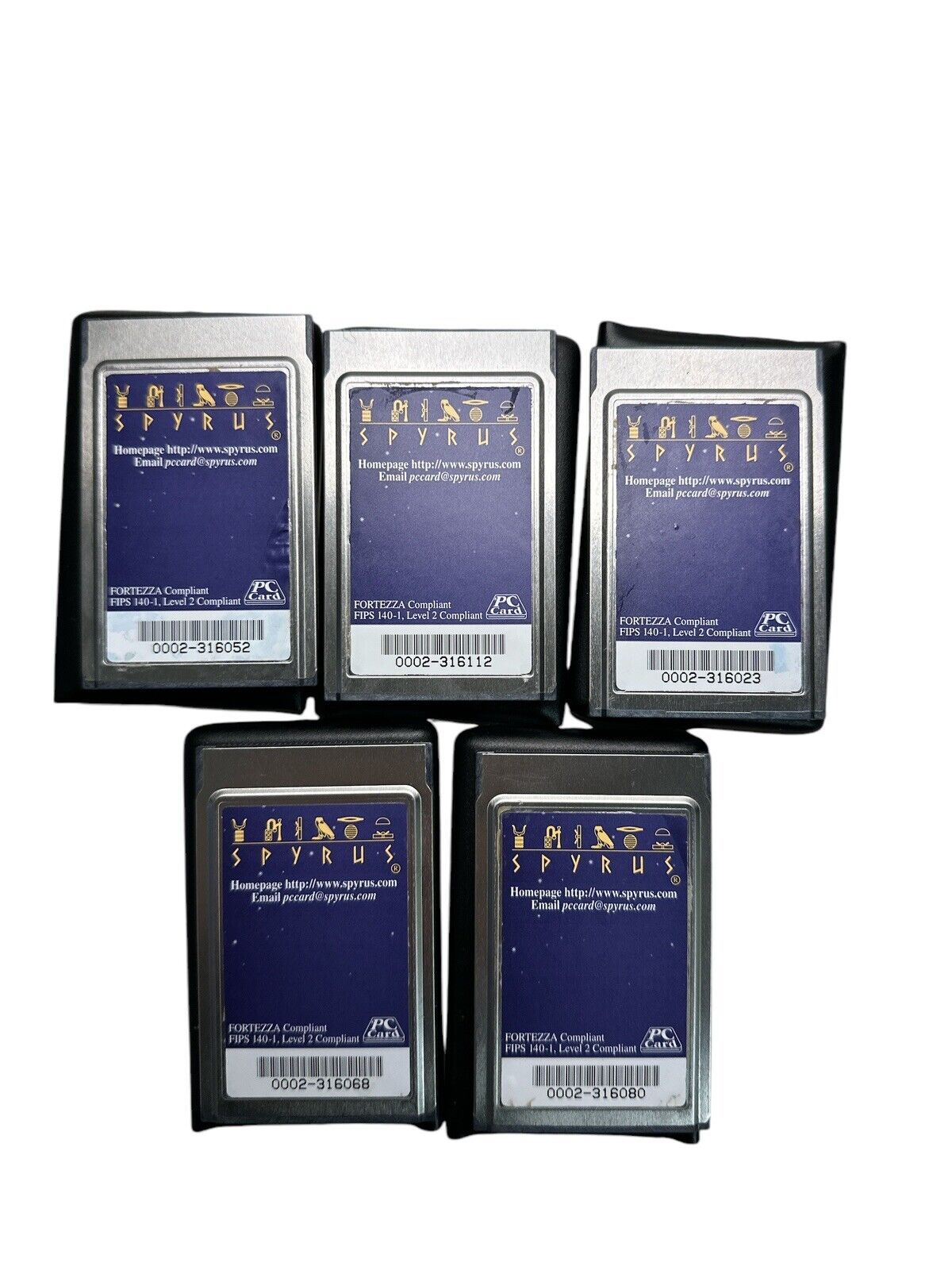 Fortezza Crypto Card Lynks Privacy Card FIPS 140-1 Level 2 PC Card or Phone Card