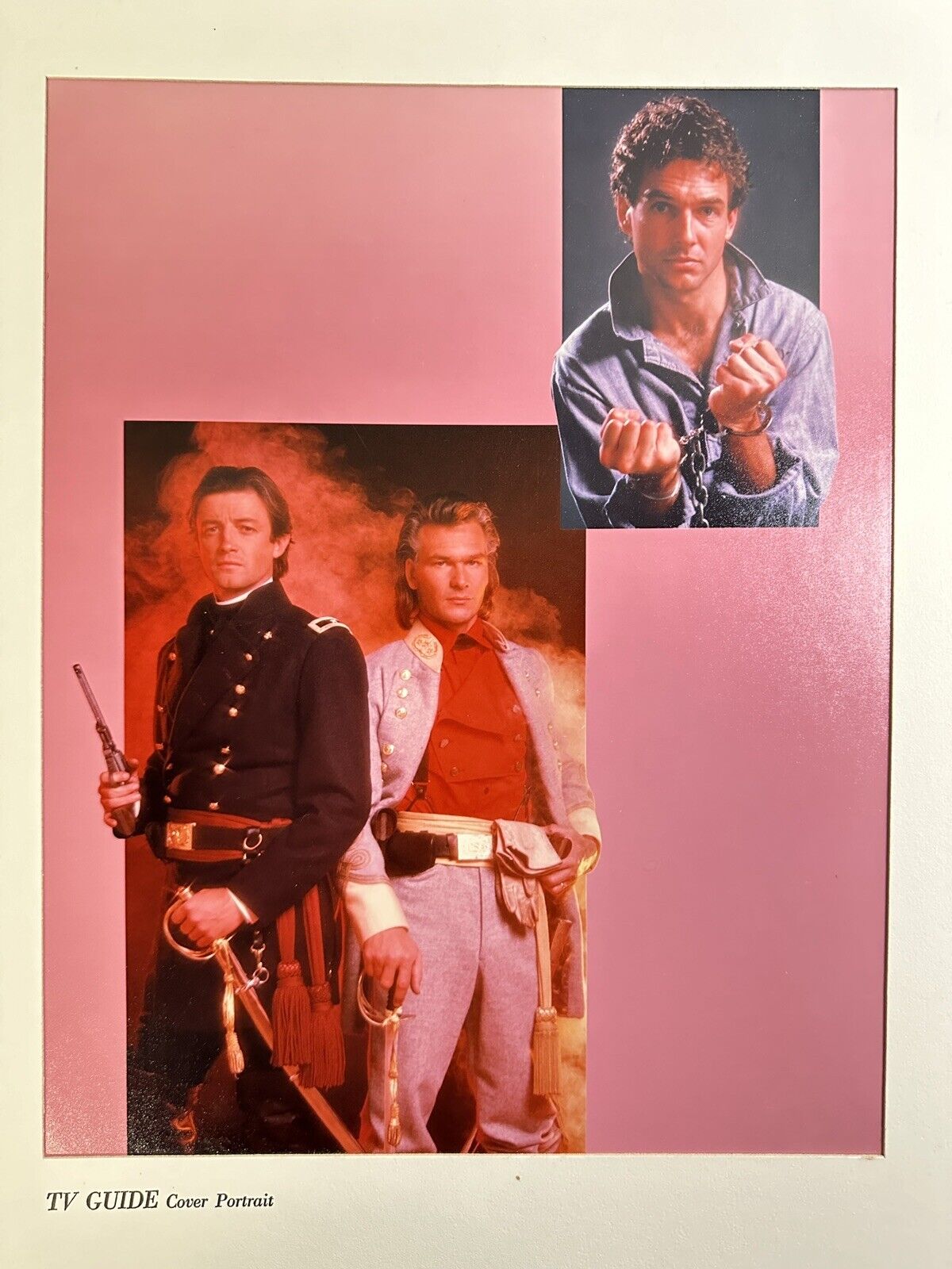 1986 TV Guide Cover Portrait North & South With Patrick Swayze