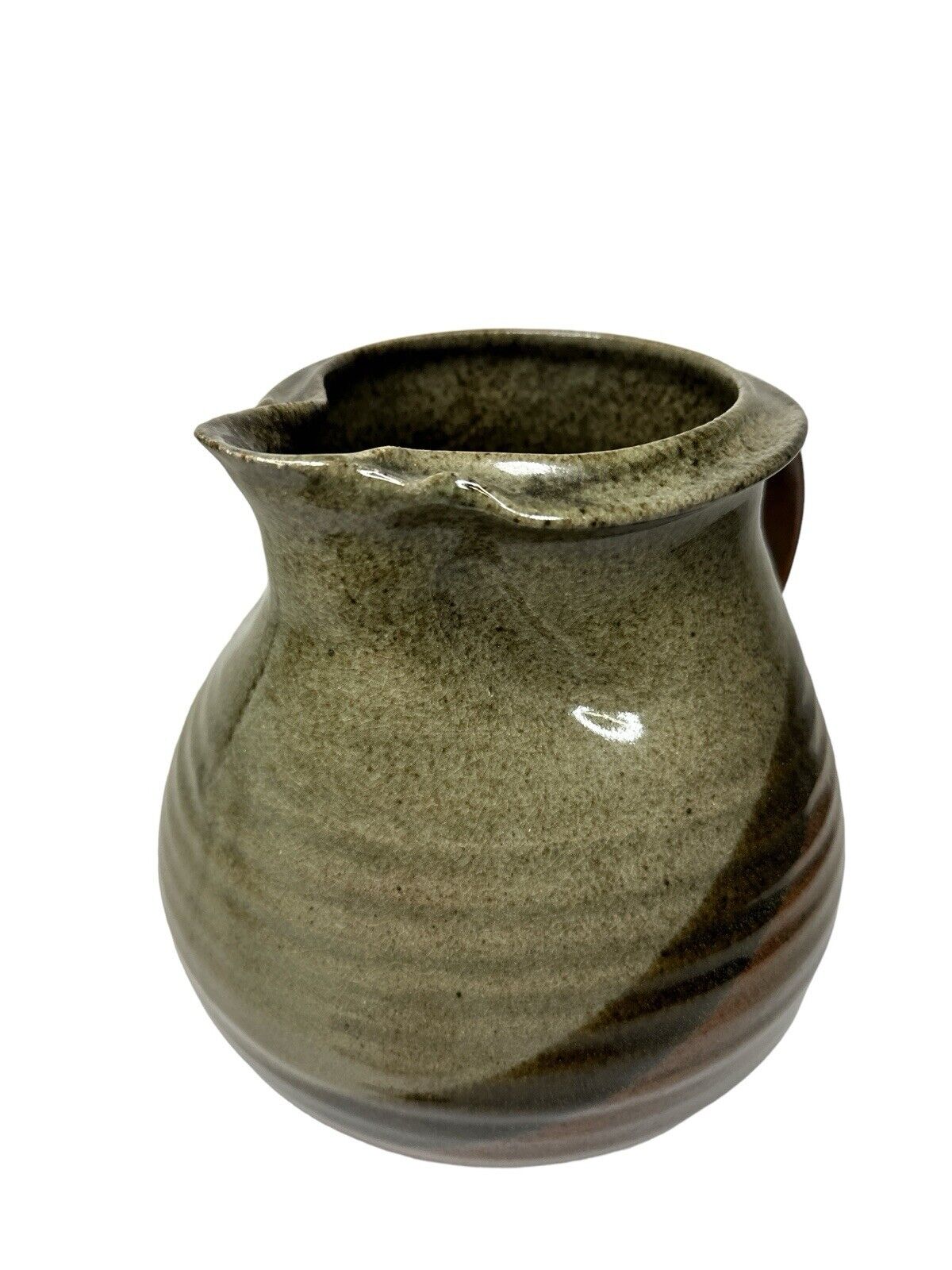 Beautiful Handmade Studio Signed Mark Pottery Stoneware Jug