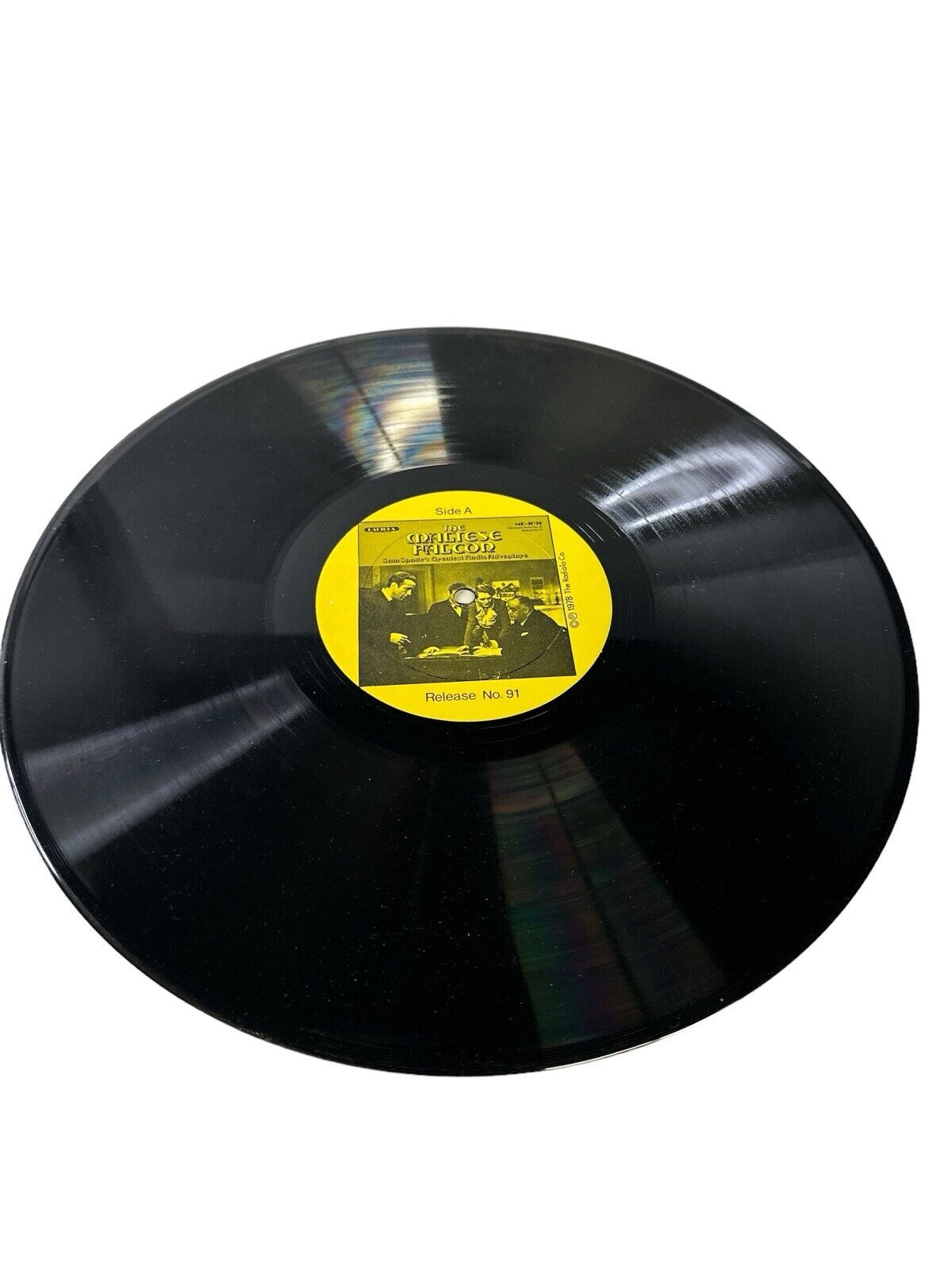 The Maltese Falcon Sam Spade's Greatest Radio Adventure 33 RPM LP 1978 VG