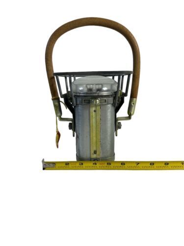 Vtg Rare Underwriters Lab Train Miners Electric Light Original Tag Working
