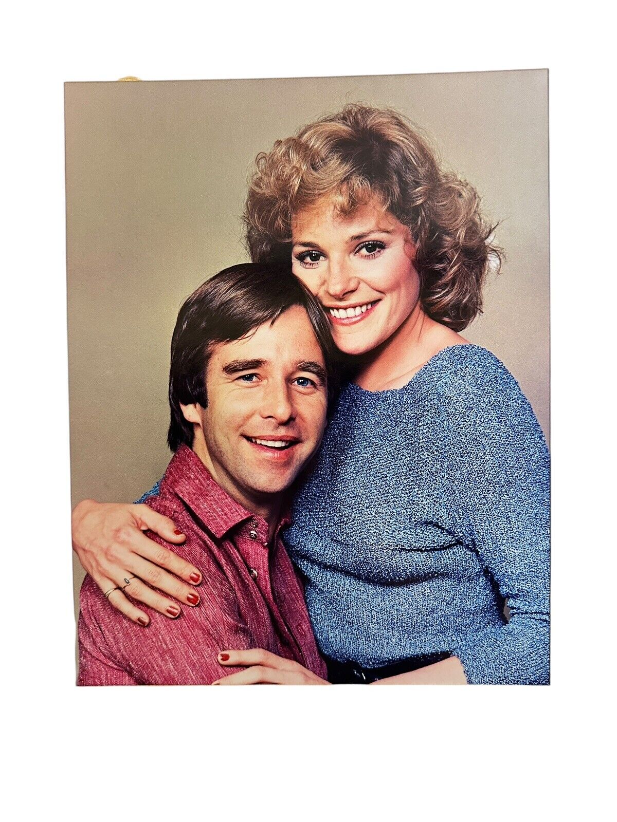 1980 TV Guide Cover Portrait Beau Bridges Helen Shaver Rare Display Board
