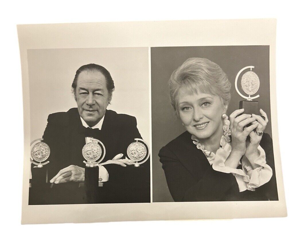 1973 Annual Tony Awards 1973 Press Release photo Rex Harrison & Celeste Holm