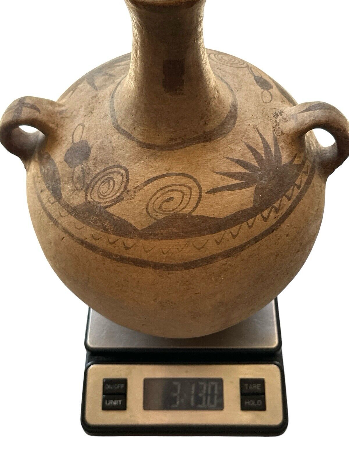 Old Long Necked Water Pot Mexico's Huasteca Region, circa 1960's Authentic 12”