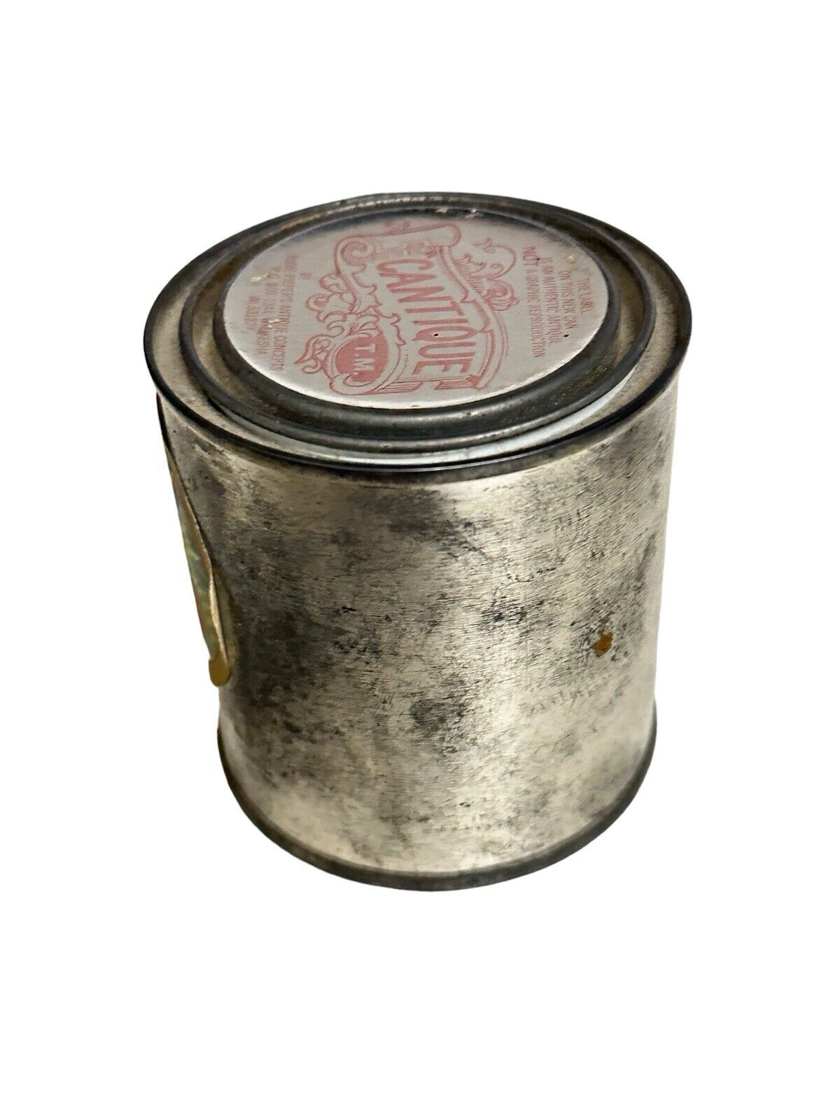 2 1920s Verhampshire brand & Wayne Small Tin Cans Cantique TM Antiques