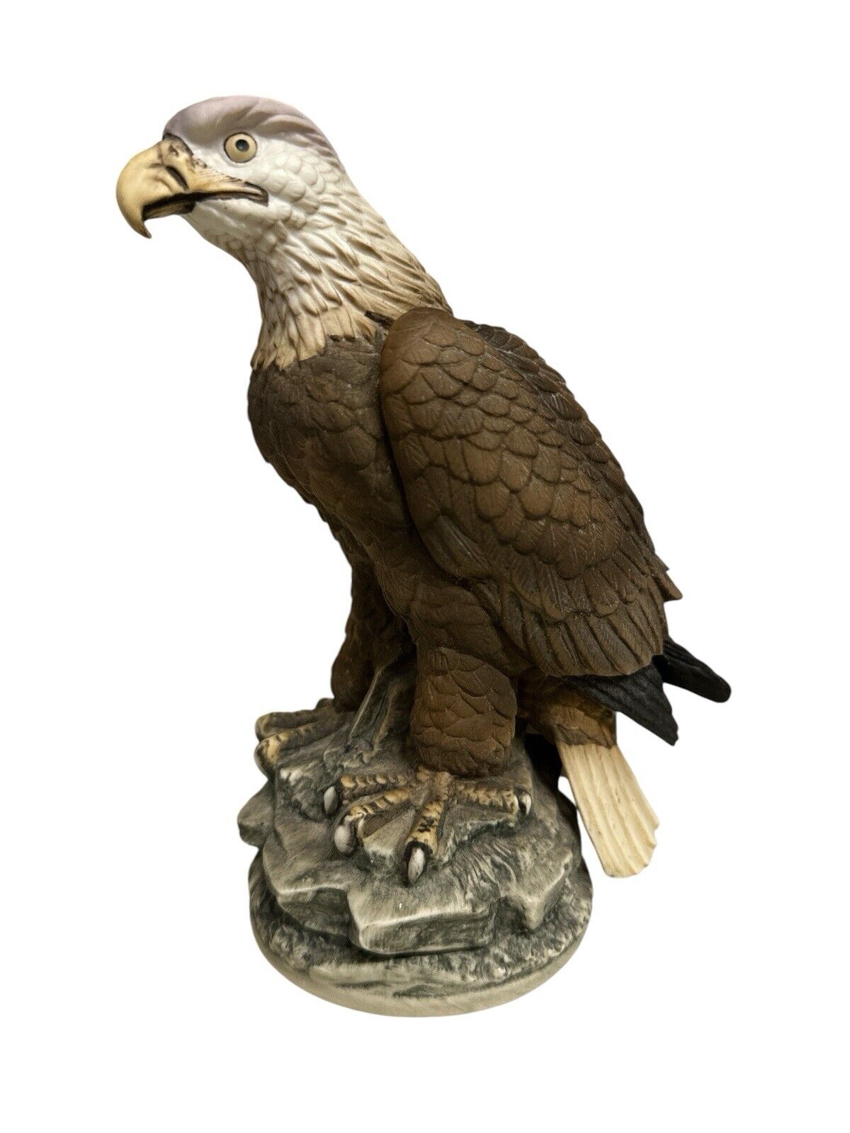 VTG Bald Eagle By Andrea Japan Porcelain Ceramic Figurine Bird Statue By Sadek