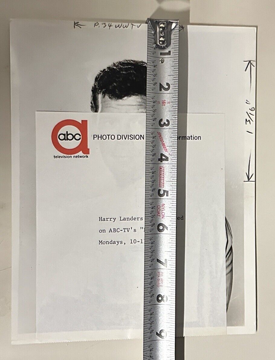 1962 ABC TV Series Press Release Photo Harry Landers In Ben Casey