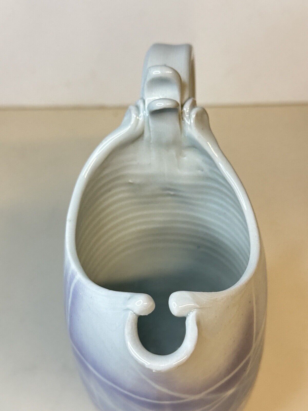 Beautiful James Jim Loso Porcelain Pitcher Modern Art Signed Minnesota Potter