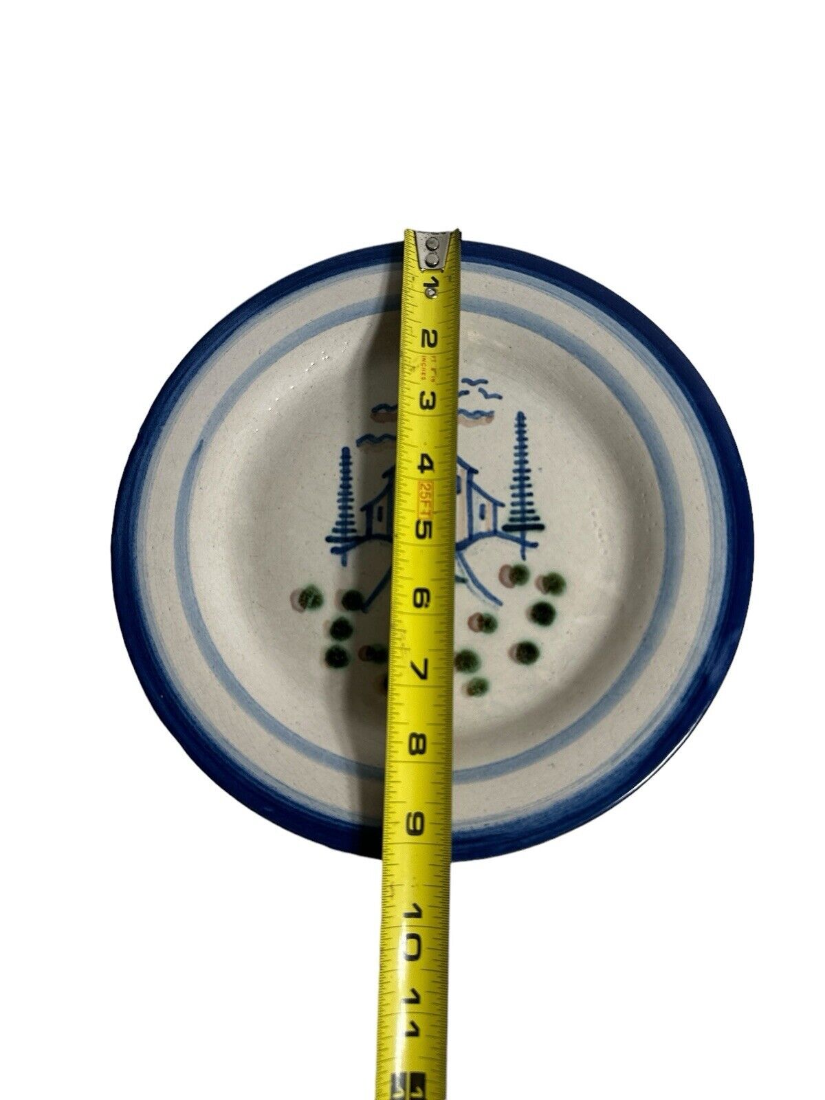 Vintage Louisville Stoneware John B Taylor Pottery Church Luncheon Plate 9”