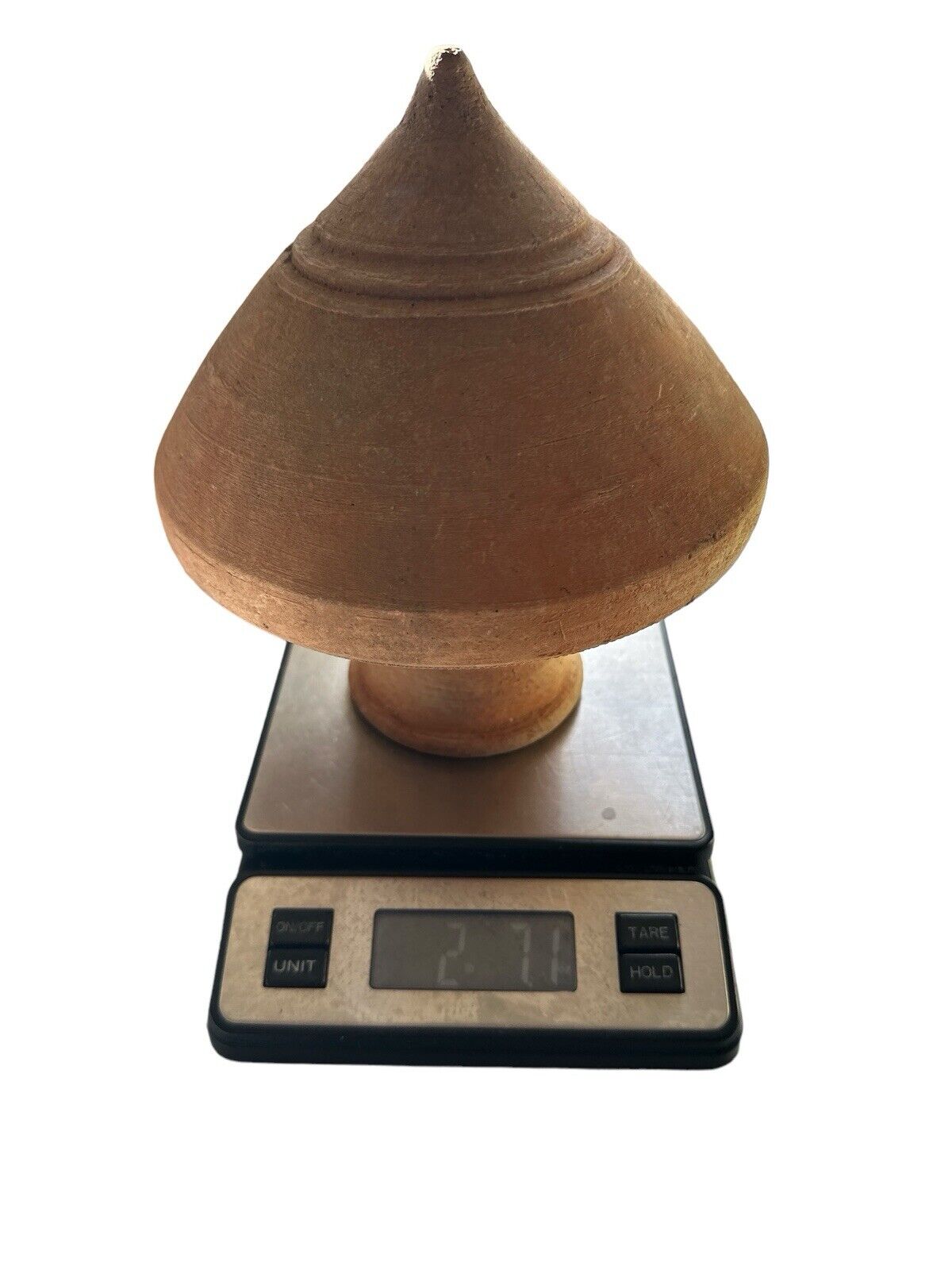Vintage Handmade Mexican Clay Terracotta Water Vessel No Stand 9” x 8” Authentic