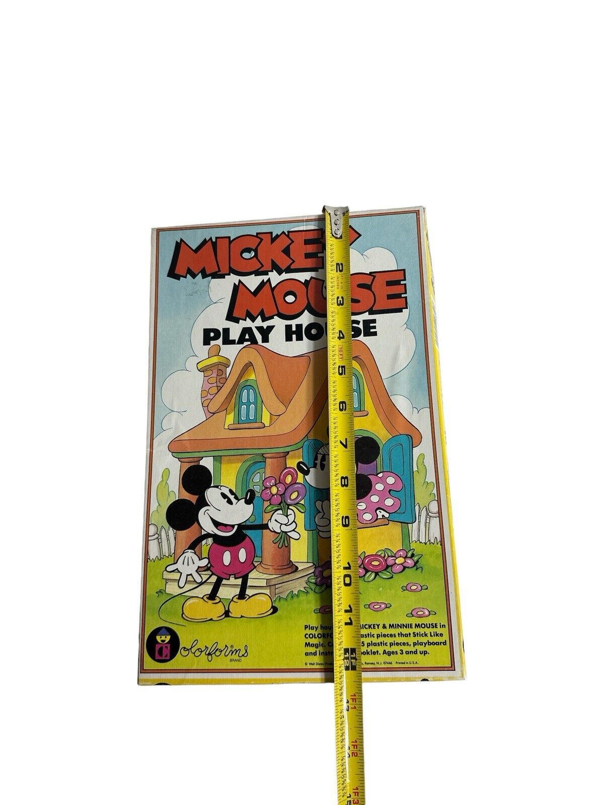 Rare Raggedy Ann Play Kitchen & Mickey Mouse Colorforms Toy Set Box Vtg 1970’s