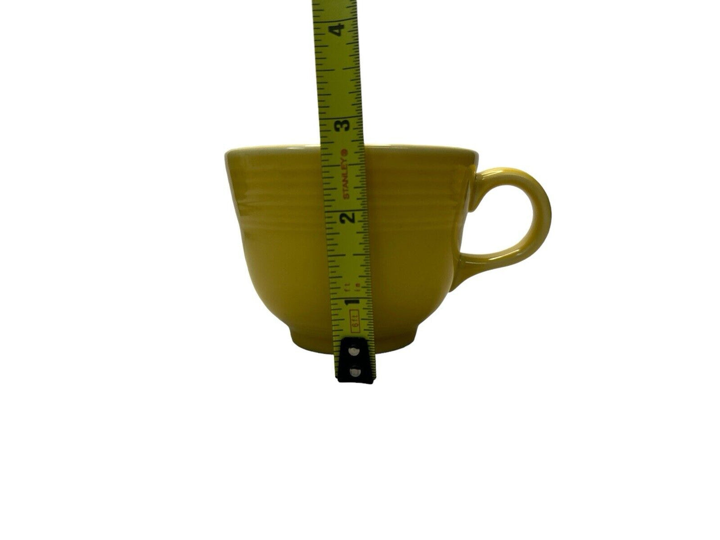 Fiestaware Vtg 2003 Fiesta Coffee Tea Cup and Saucer Set Sunflower yellow Color