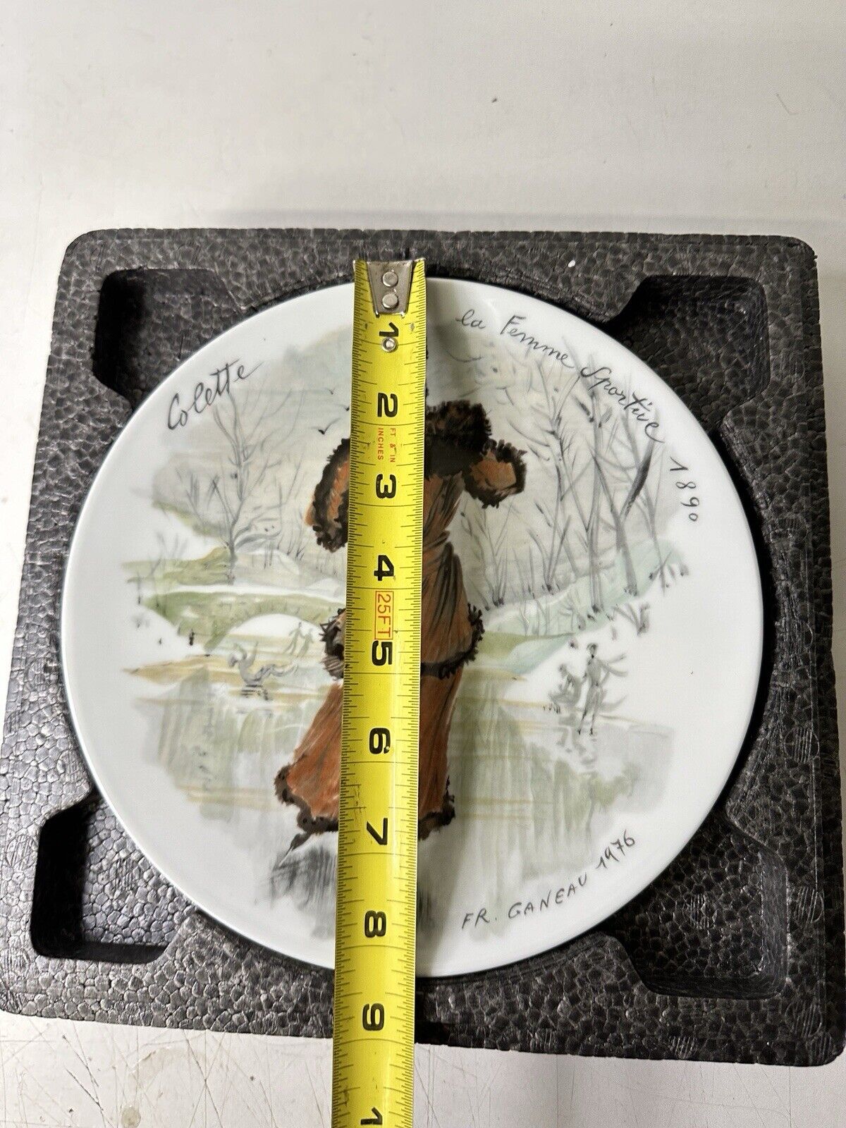 1890 D'Arceau Limoges Les Femmes Du Siecle Women of the Century Collector Plate