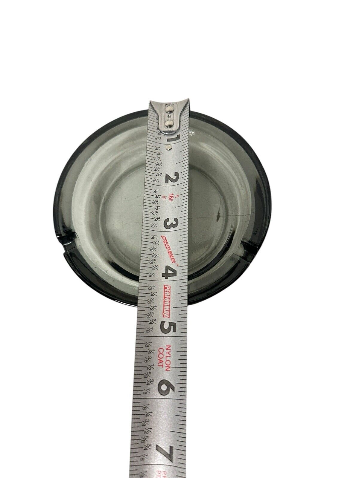 Lot of 3 Vtg Glass Ashtrays 1970’s 1980’s MGM Hotel Anchor Hocking Green 4.5”