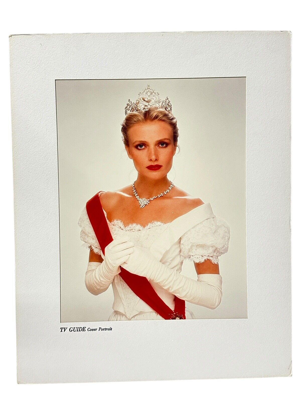 1983 TV Guide Cover Portrait Original Miss America Pageant Winner 20” x 16
