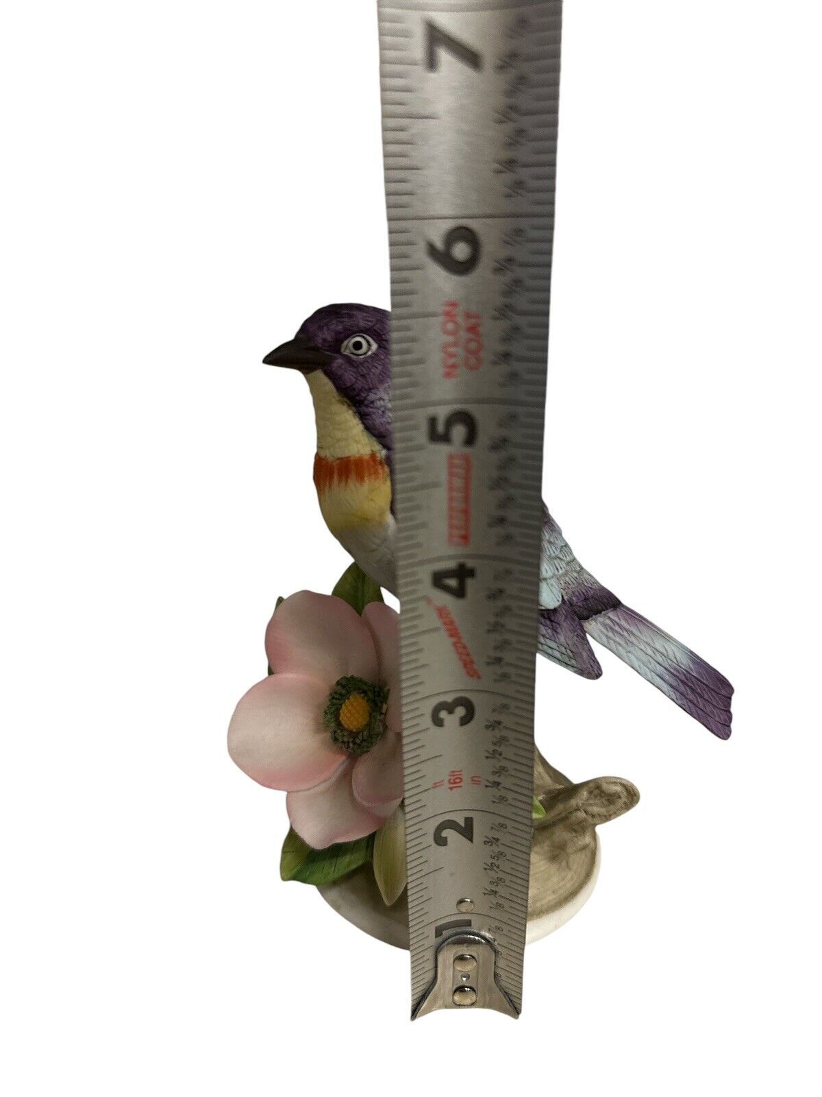 Vtg 1980's porcelain Figurine Parula Warbler by Andrea Sadek 8627 Made in Japan