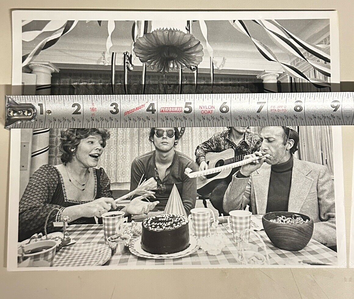 1973 Press Release Photo Cast Of CBS Show Sticks and Bones 7” x 9”