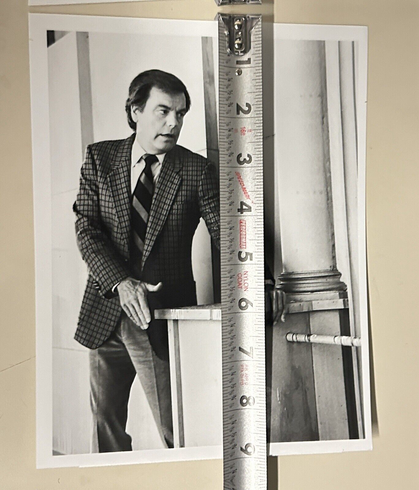 1985 Press Release Photo Robert Wagner actor in J. G. Culver 7”x 9” ABC TV
