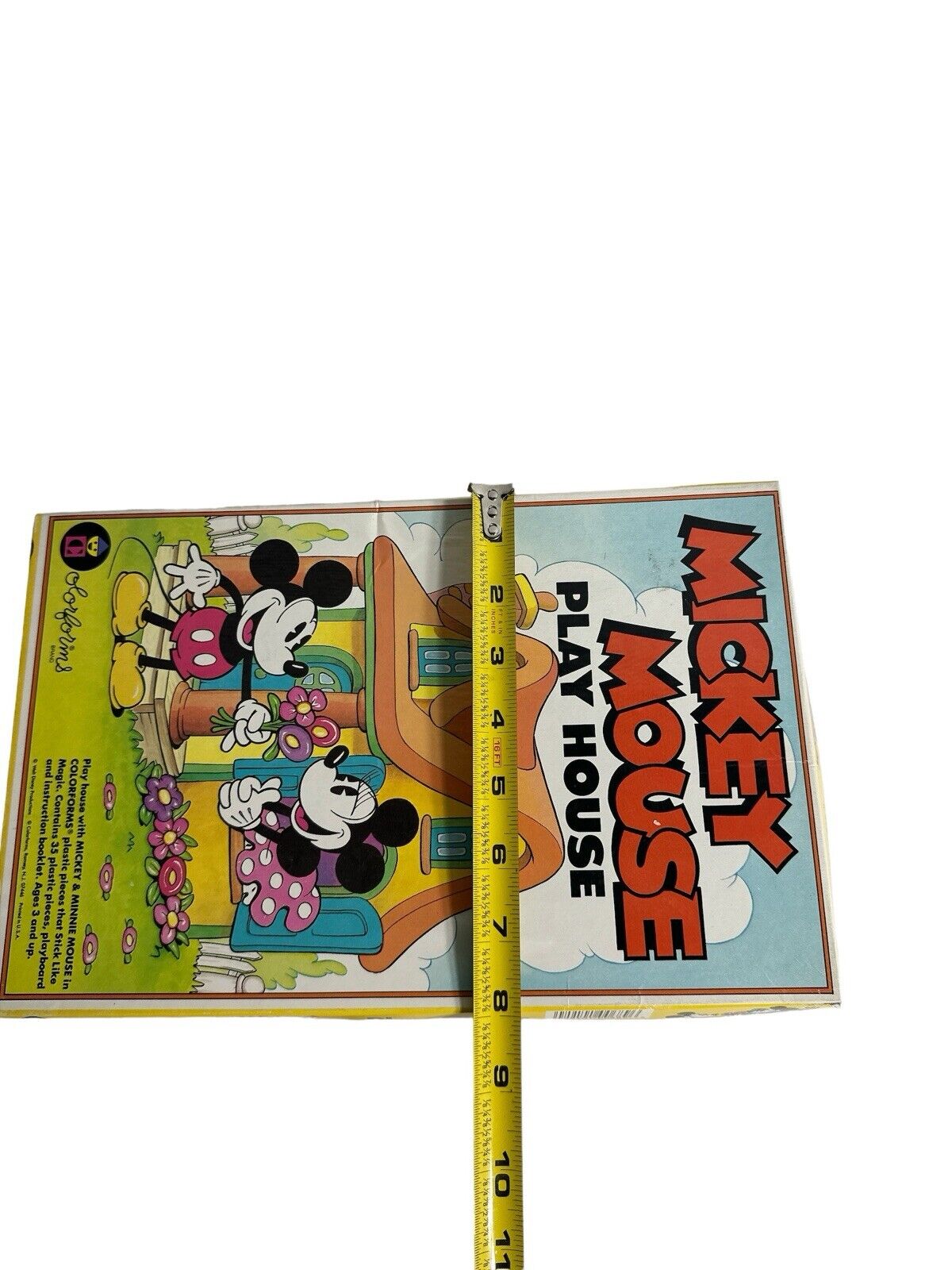 Rare Raggedy Ann Play Kitchen & Mickey Mouse Colorforms Toy Set Box Vtg 1970’s