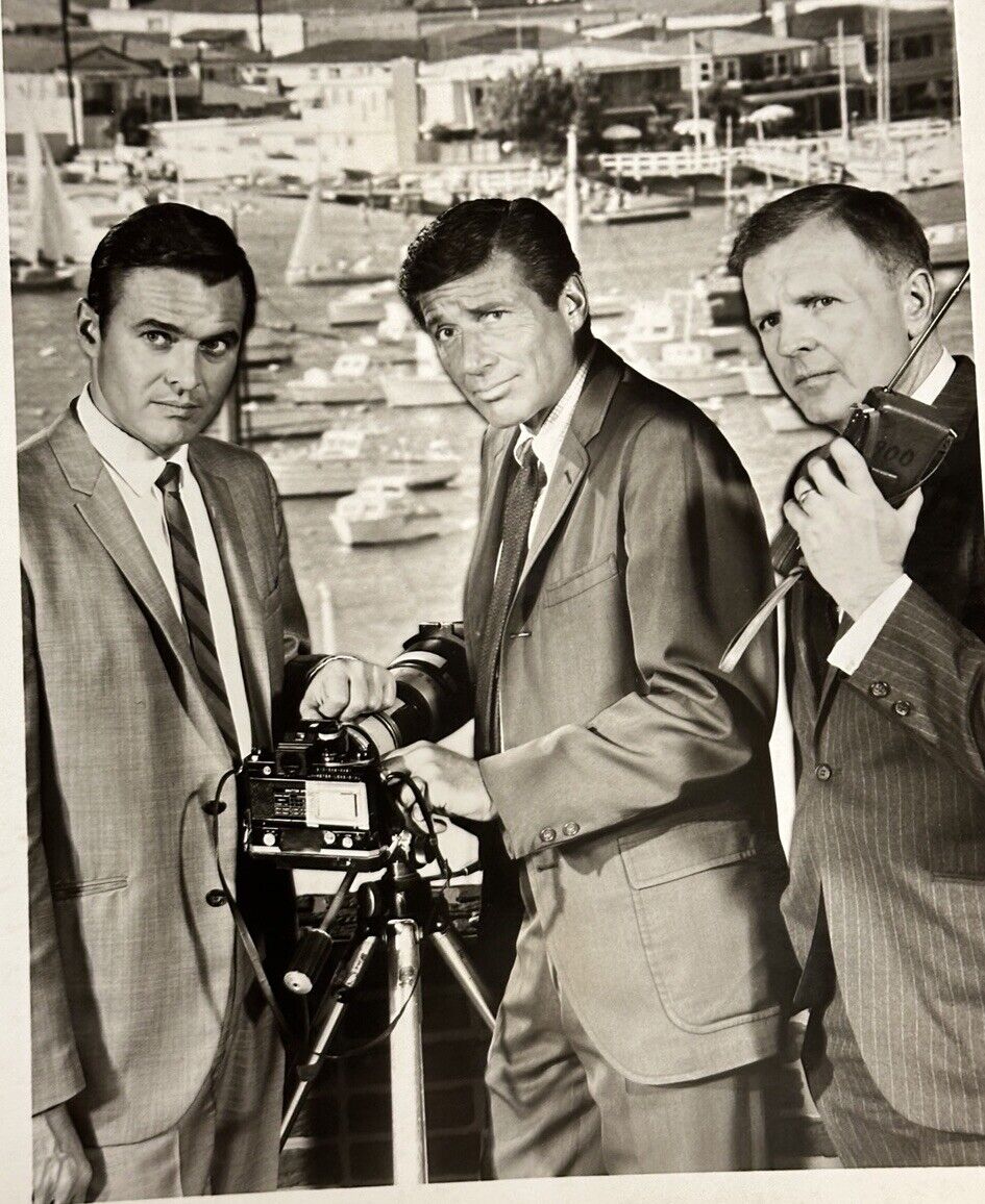 1968 Press Release Photo The FBI Efren Zimbalist William Reynolds Philip Abbott