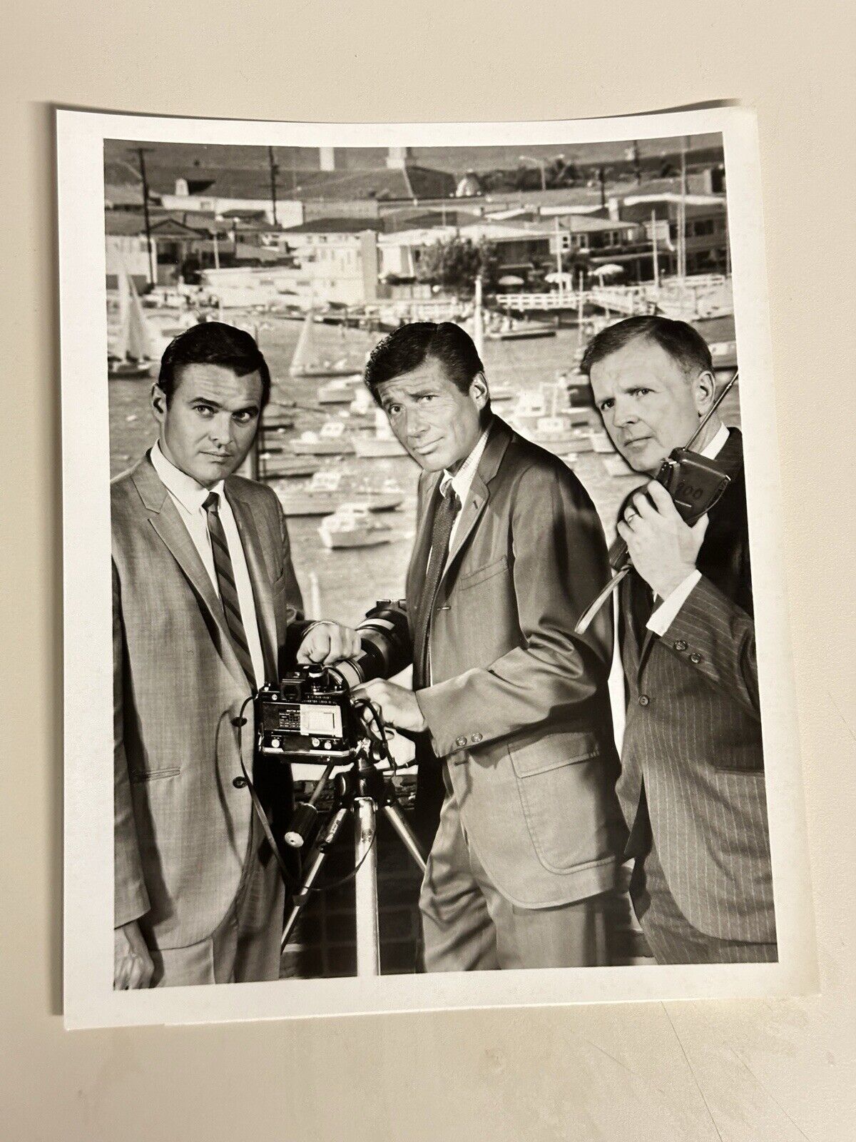 1968 Press Release Photo The FBI Efren Zimbalist William Reynolds Philip Abbott