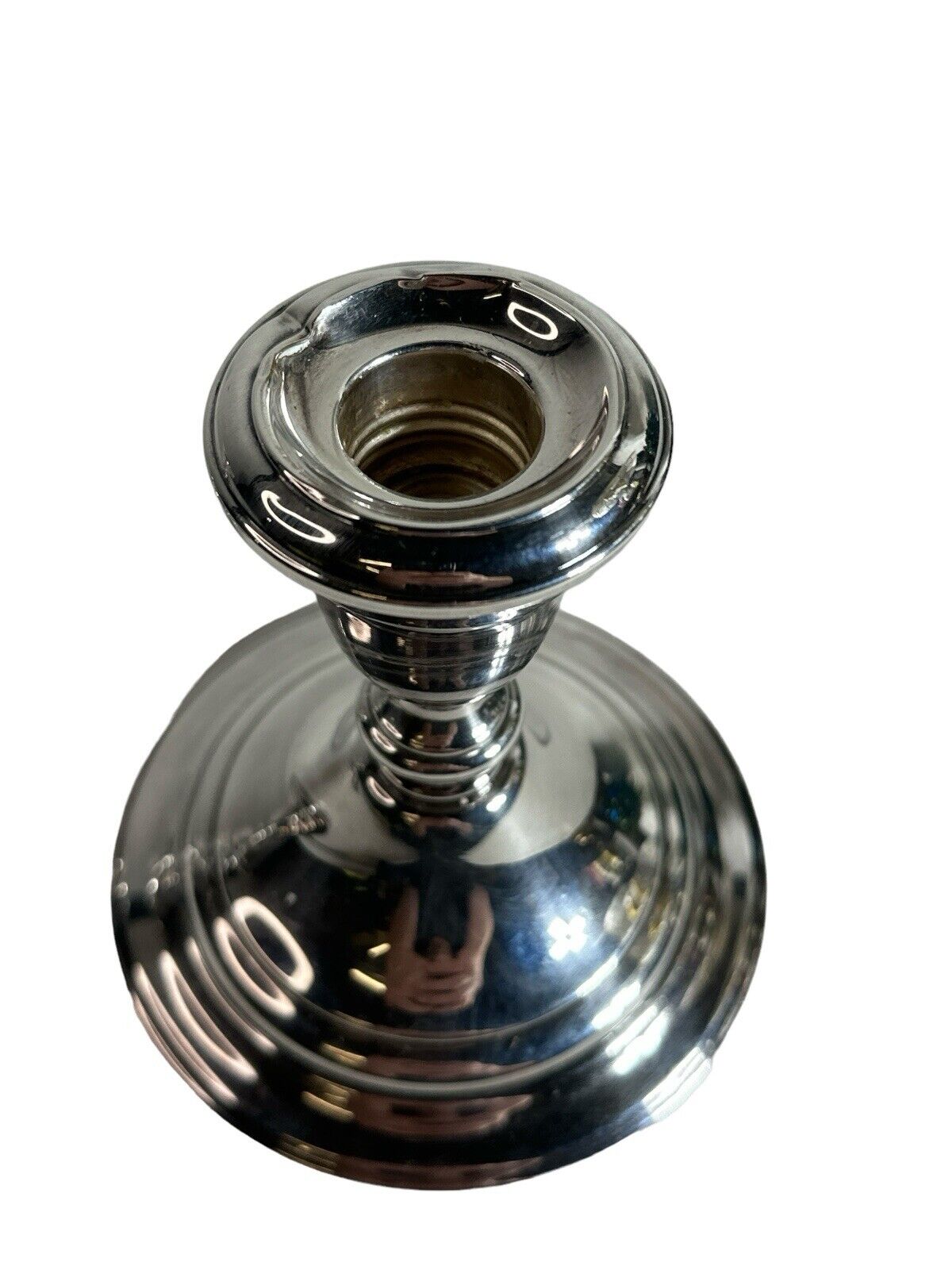 Set Of 2 Gorham 5" Silverplate Weighted Candlestick Holders YC 3000