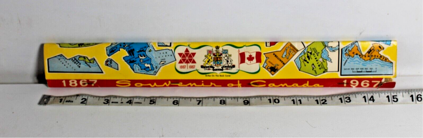 1967 Canada's Largest Match Book CANADA Large Giant Vintage Matchbook Cover
