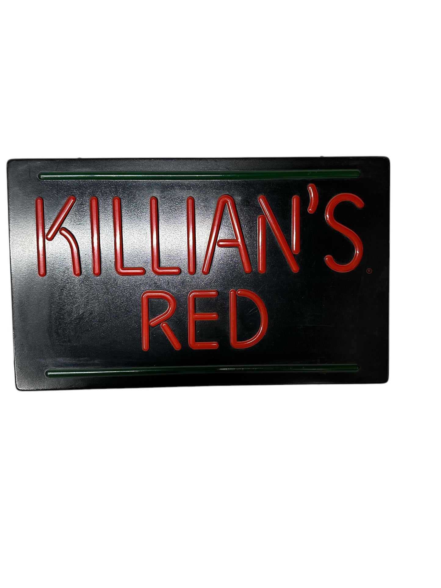 Vtg She Shed man Cave Bar Decor Large Light Up Killians Beer Sign 1980’s