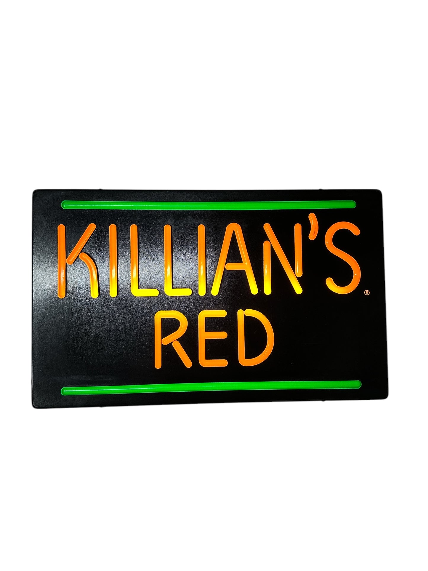 Vtg She Shed man Cave Bar Decor Large Light Up Killians Beer Sign 1980’s