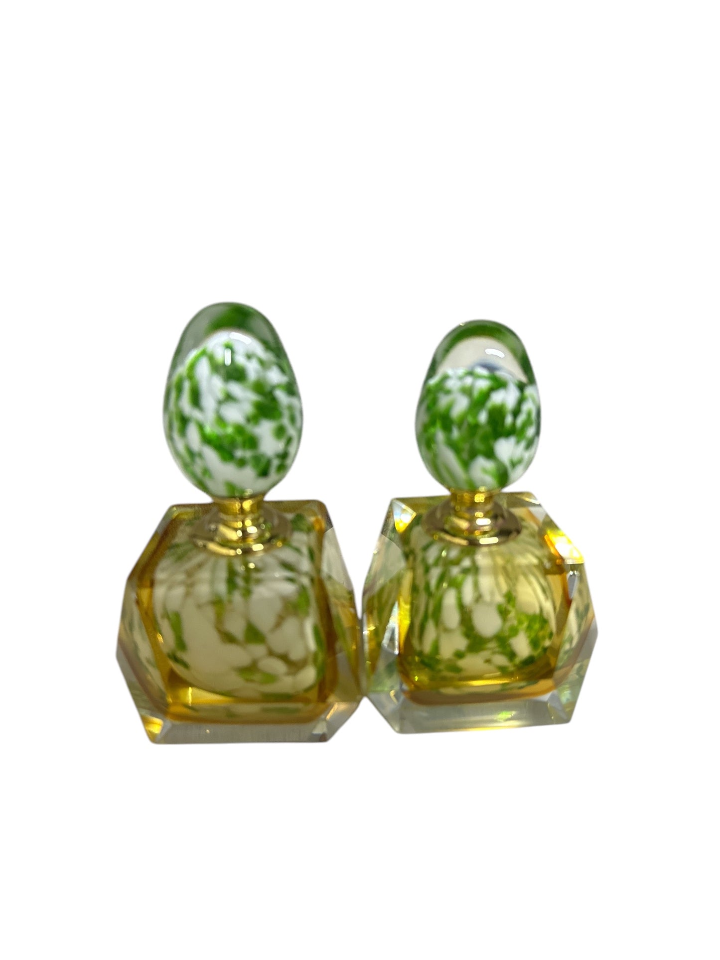 Set of Vintage 1960’s Italian made Murano Glass Perfume Bottles