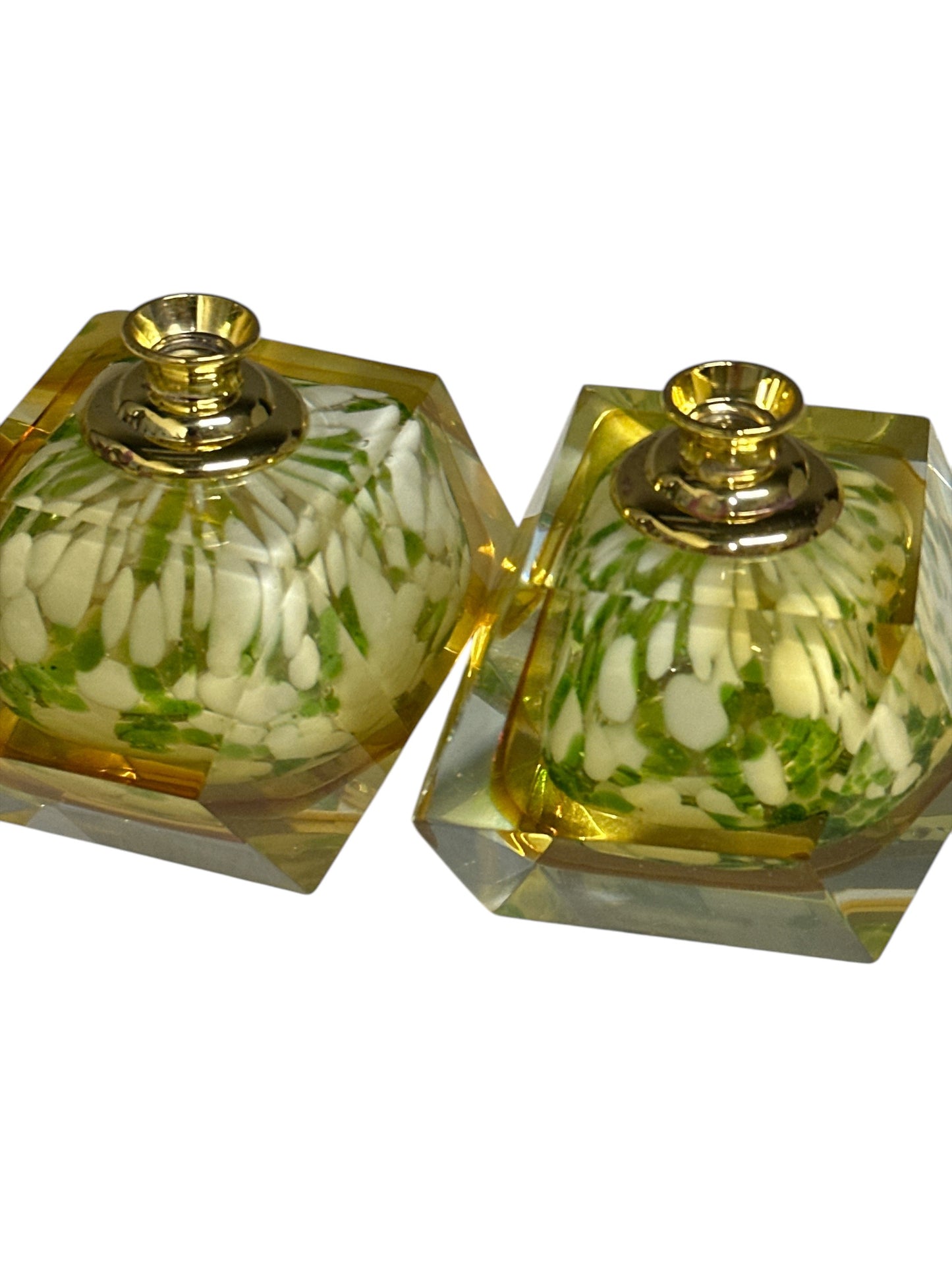 Set of Vintage 1960’s Italian made Murano Glass Perfume Bottles