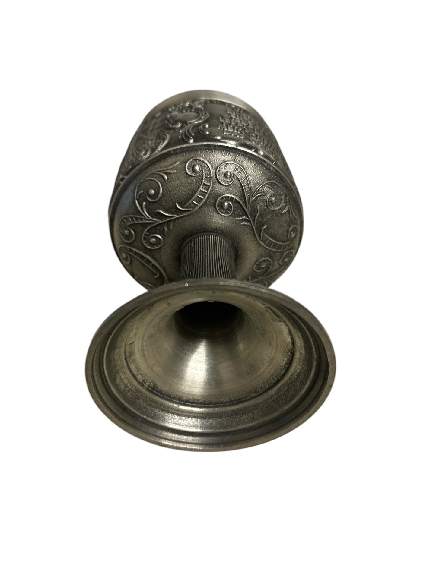 Vintage Pewter Wine Goblet Chalice Cup by RB-VOGEL Germany