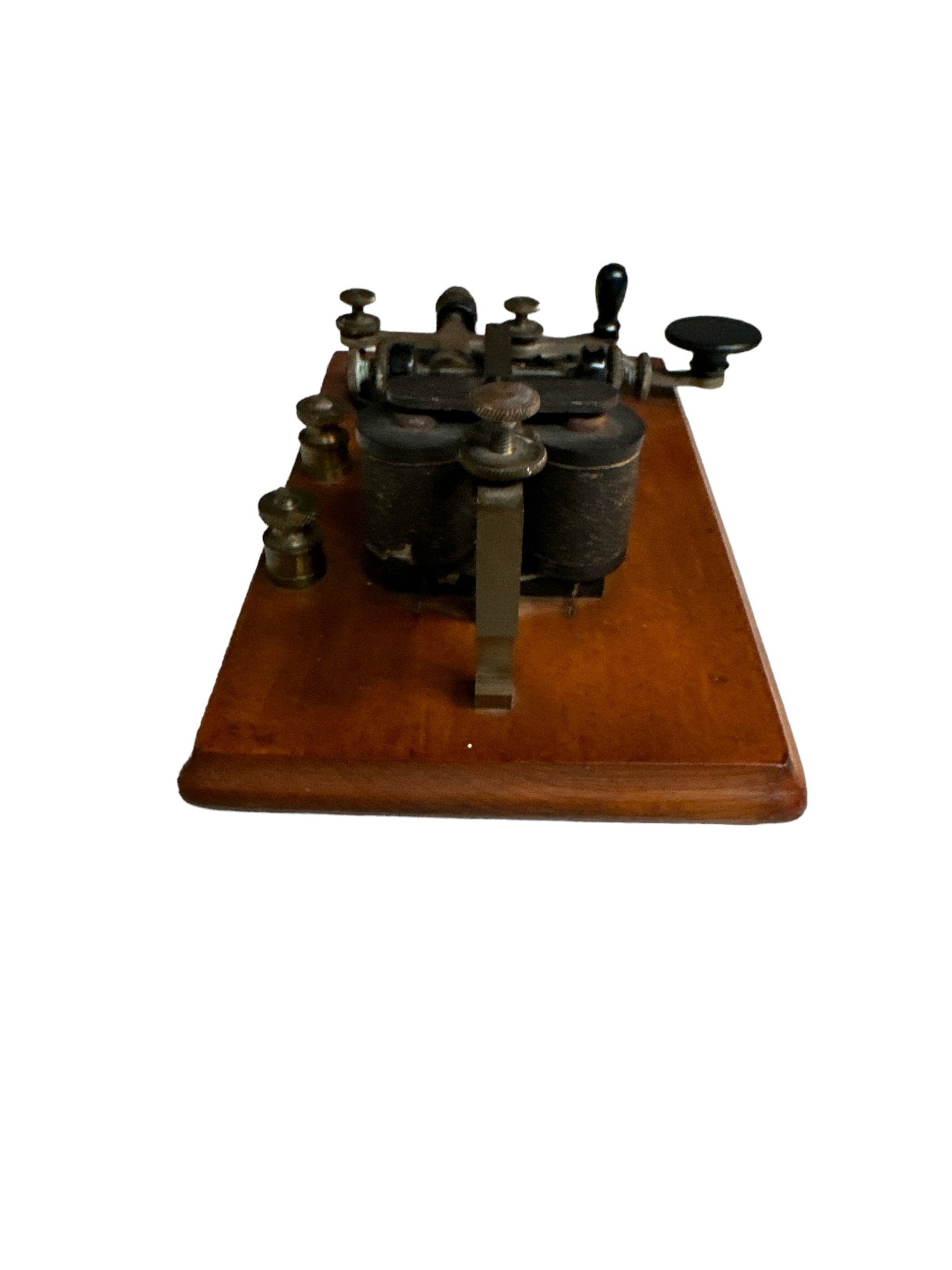Antique J.H. Bunnell & Co New York USA Camelback Telegraph Key and Sounder 2