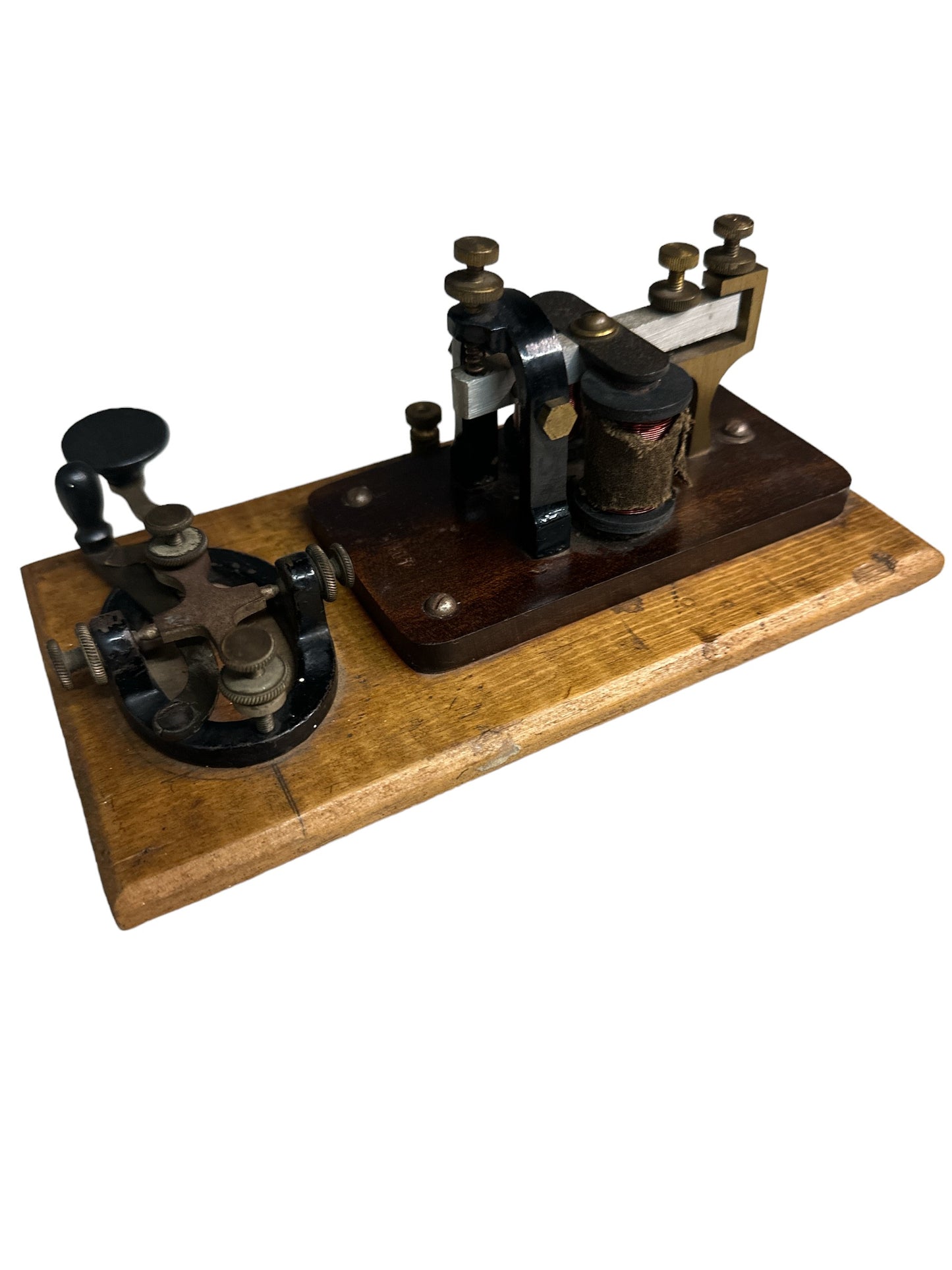 Antique Siginal electric Mfg Co Menominee Michigan Telegraph Key Sounder 4 Ohms