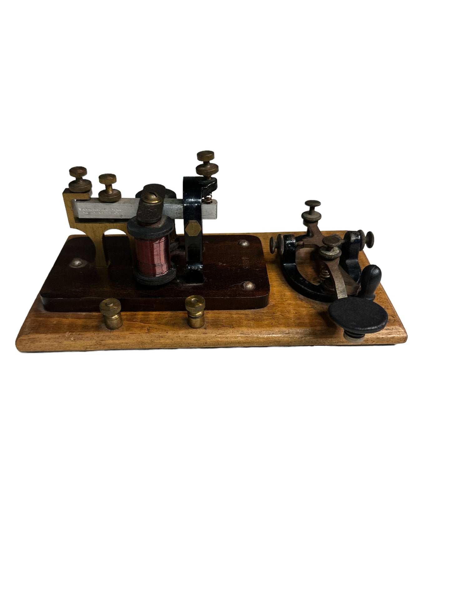 Antique Siginal electric Mfg Co Menominee Michigan Telegraph Key Sounder 4 Ohms