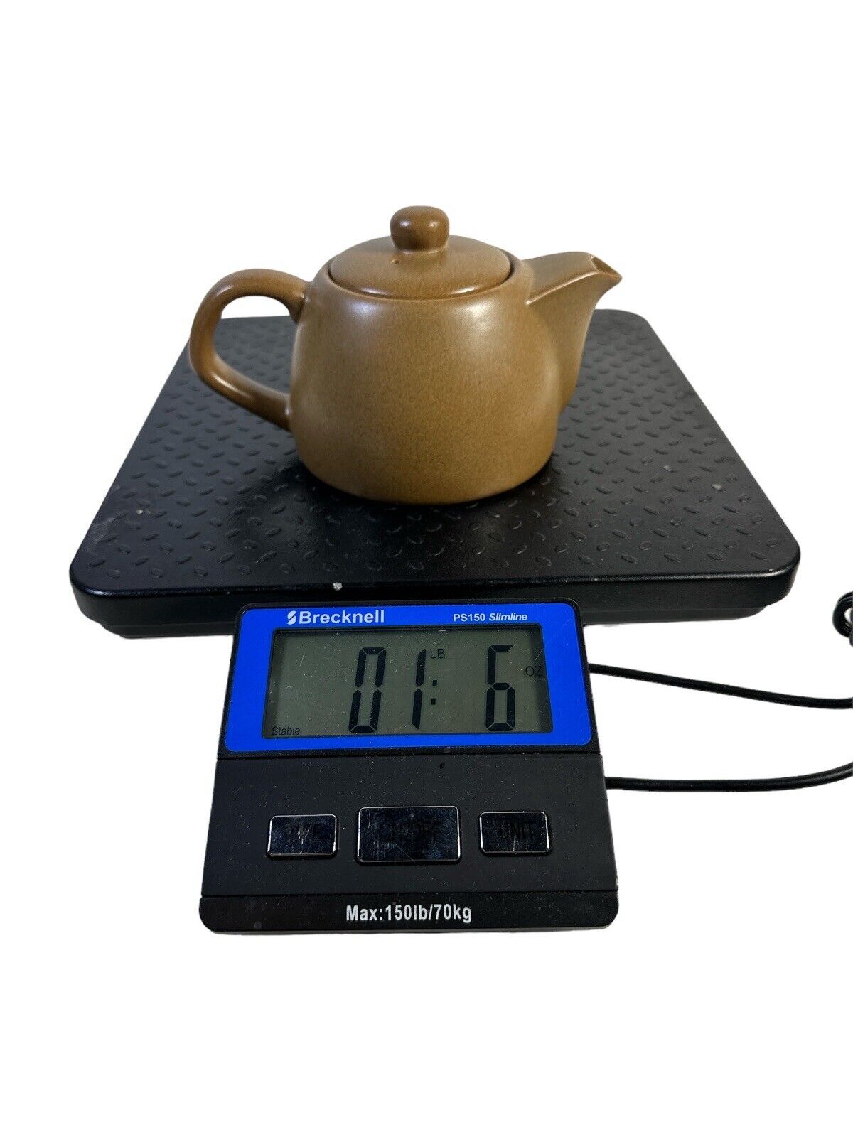 Sleek Boho Teapot Matte Sand DesignPac 8”