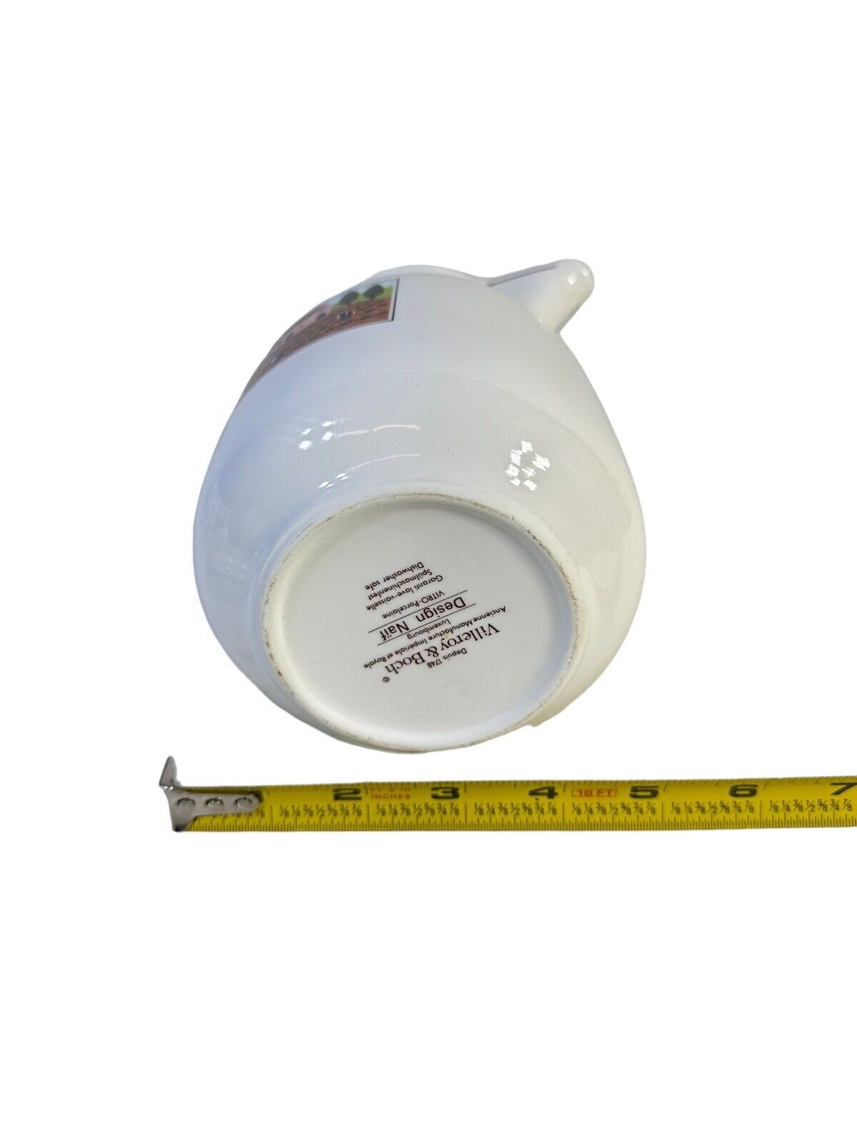 Villeroy Boch Naif Pot Ceramic Coffee Drink Pitcher Ceramic Country Decor 1990’s