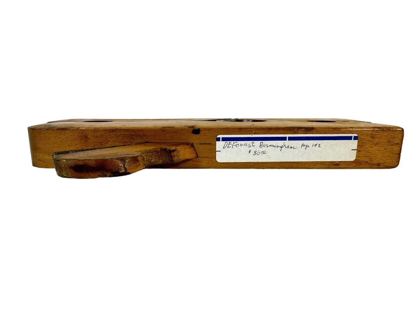 Antique wood Molding Plane Humphrey MFG Iron - Deforest Birmingham 9.5” Long