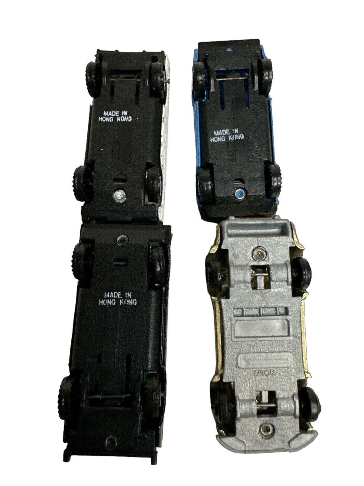 Lot Of 4 Diecast Sports Racing Car’s Vtg 1970s Mixed Lot 1/64 Made In HONG KONG