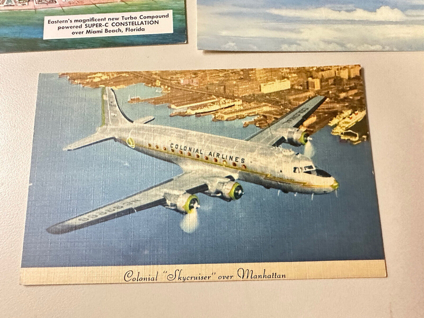 Lot Of 5 Vintage Airline Aircraft Unposted 1930’s Eastern Airlines