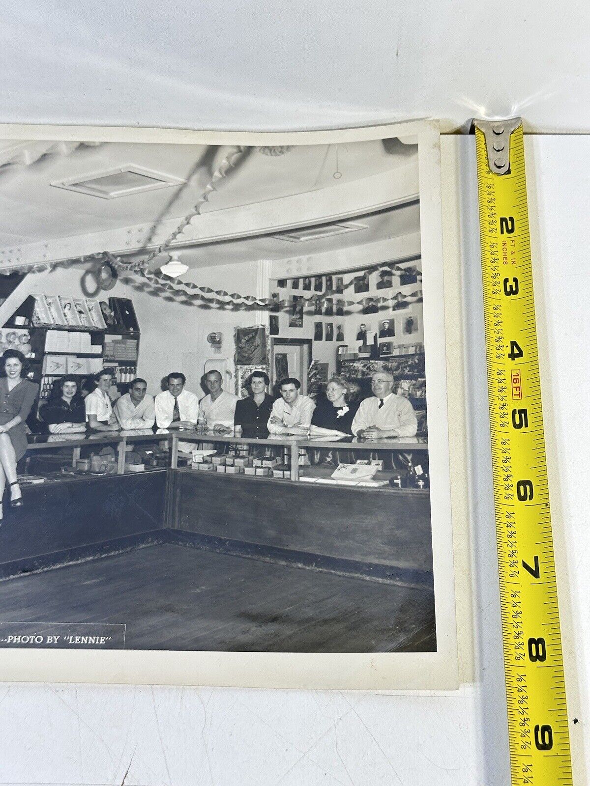 Vtg Camp Studio General Store Interior Photo Original 10”x8” By Lennie Late 1930