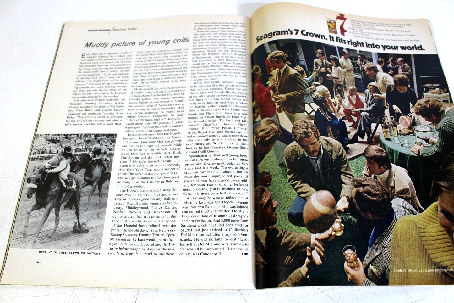Sports Illustrated Magazine September 6, 1971 The World's Best Driver issue